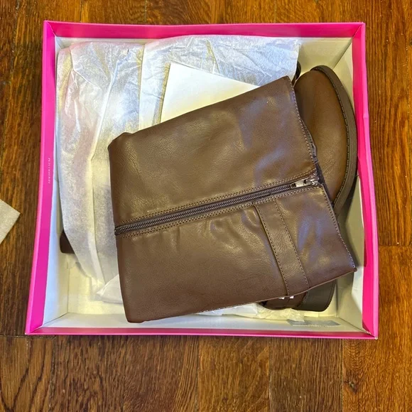 Shoe Dazzle Brown leather Boots - Picture 6 of 8